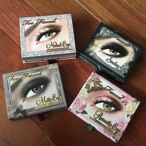 Too Faced Eyeshadow Palettes- Set of 4
